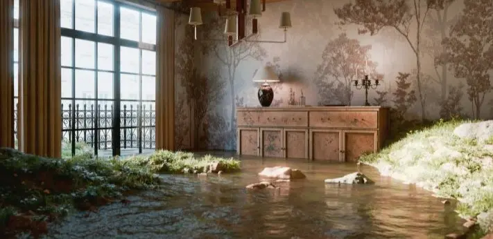 Inondation dans une maison, AAA Complete Drainage