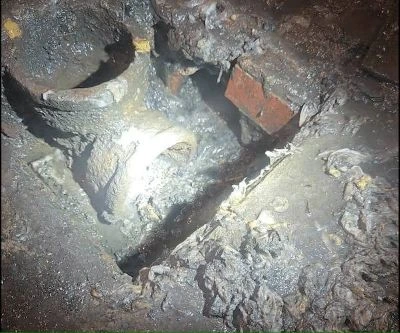 Inondations de Babywipe, Dans Sous-Sol